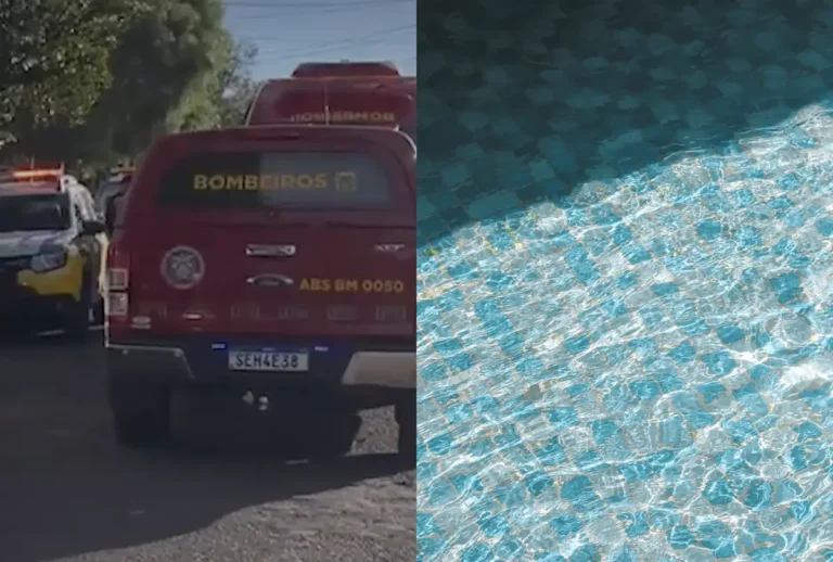 bebê caiu em piscina no Paraná