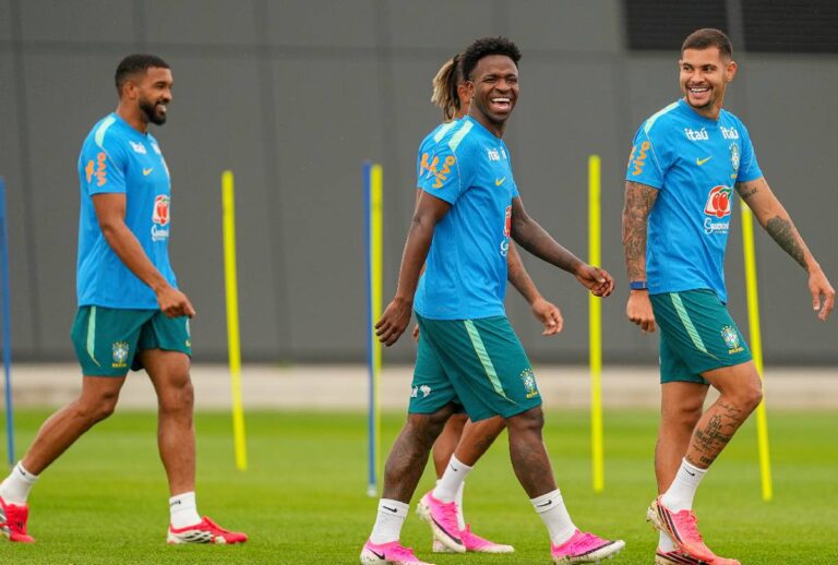 Seleção Brasileira em treino