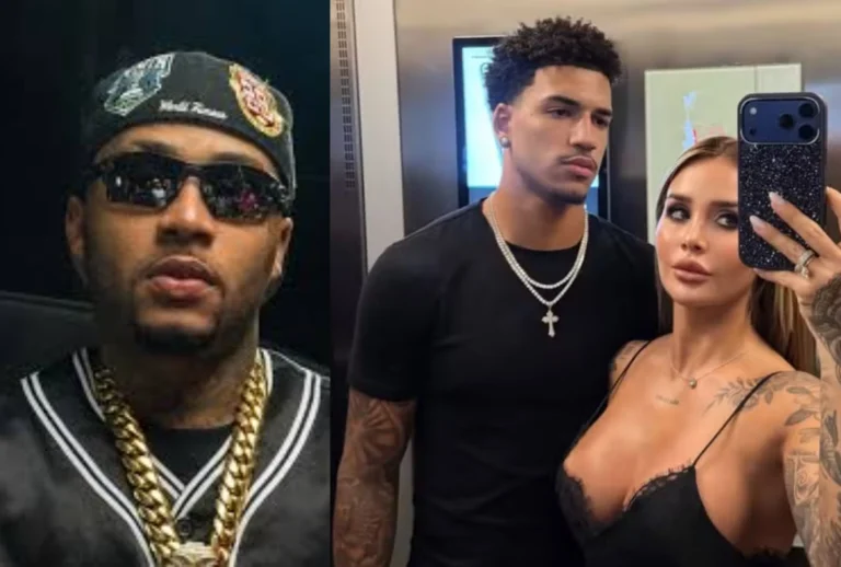 Rapper Orochi, influenciadora Bruna Rotta e o jogador Kauã Elia