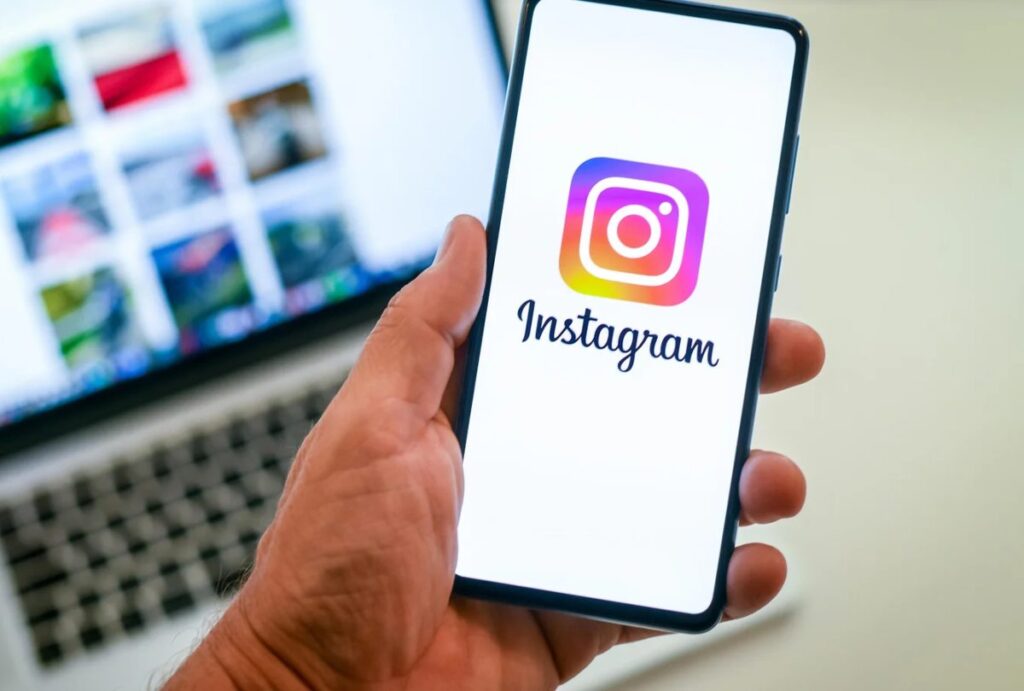 Tela do Instagram