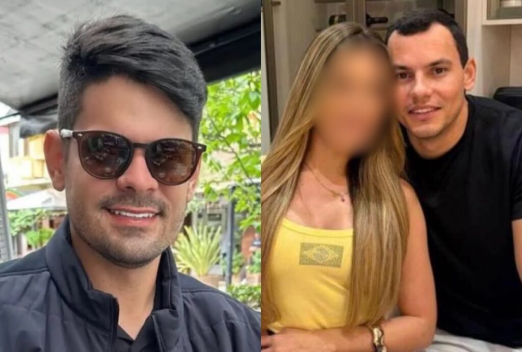 Montagem com fotos do suspeito e da vítima morta na Festa Soul João