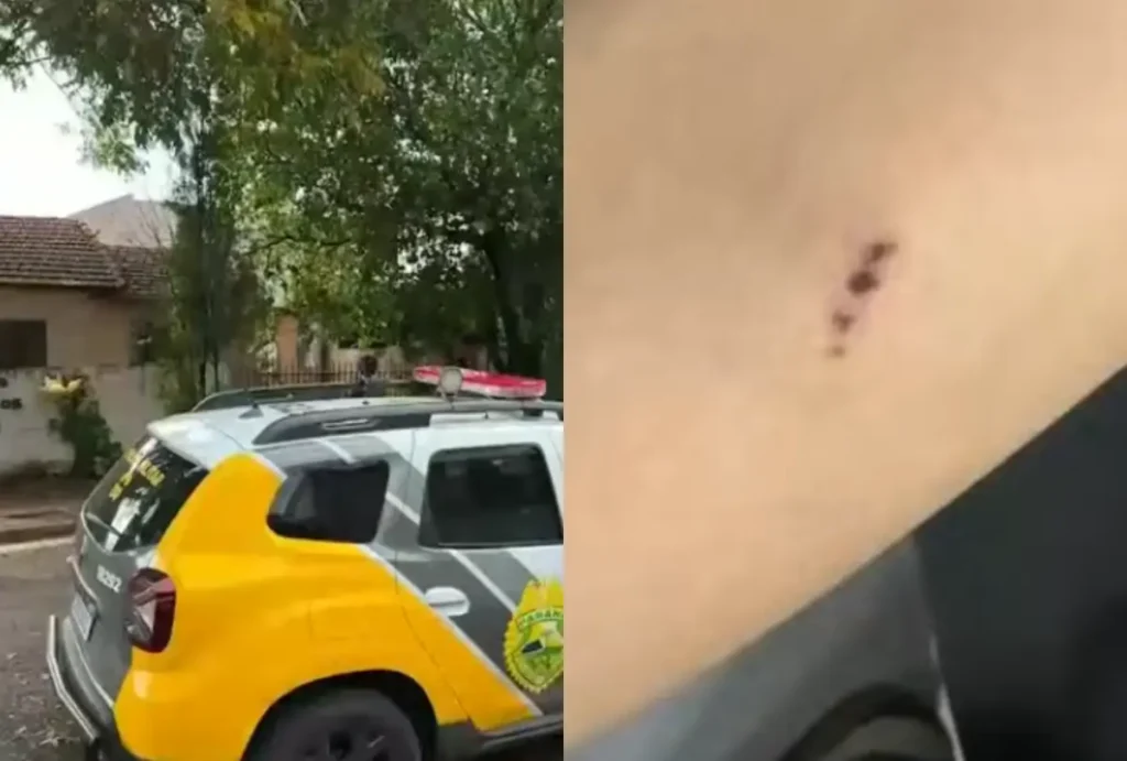 Polícia Militar do Paraná resgatou uma mulher em cárcere privado