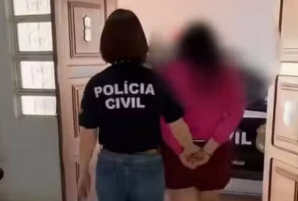 Mulher presa em Goiás