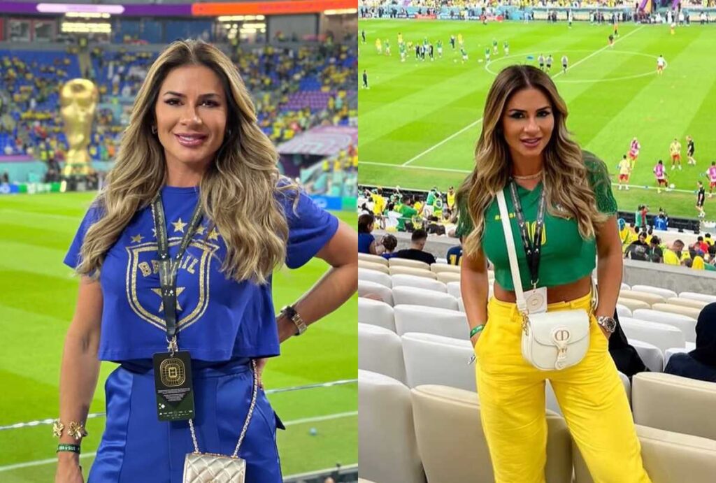 Montagem com fotos de Mariane Bernardi