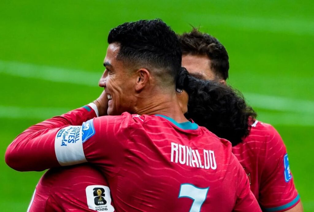 Portugal celebra gol