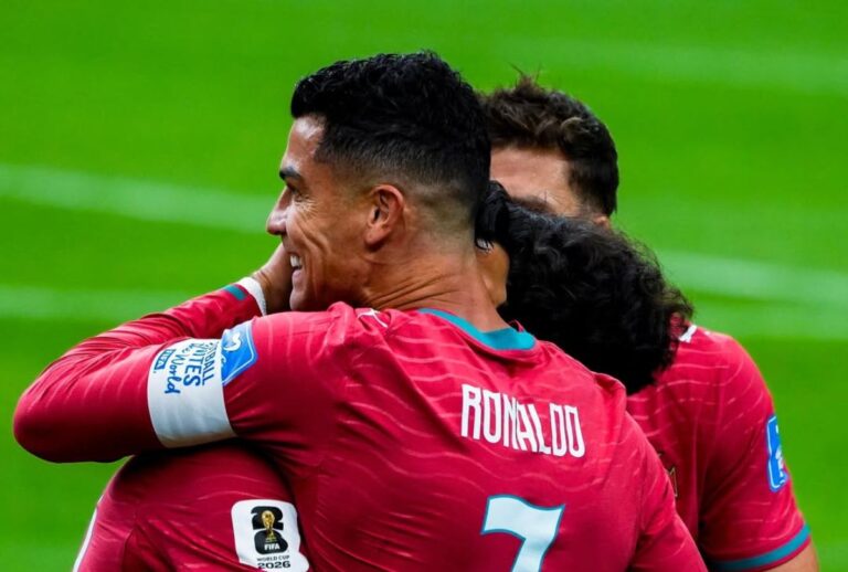 Portugal celebra gol