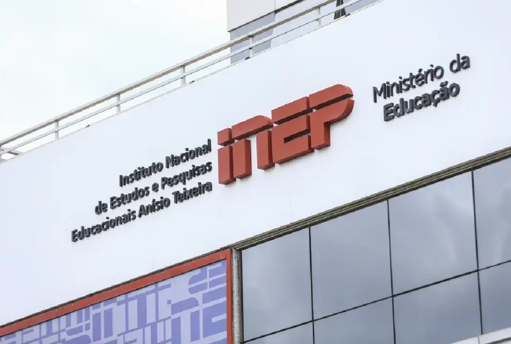 Foto do INEP, um dos dois institutos responsáveis pelo Enem, que termina hoje a taxa de inscrição.