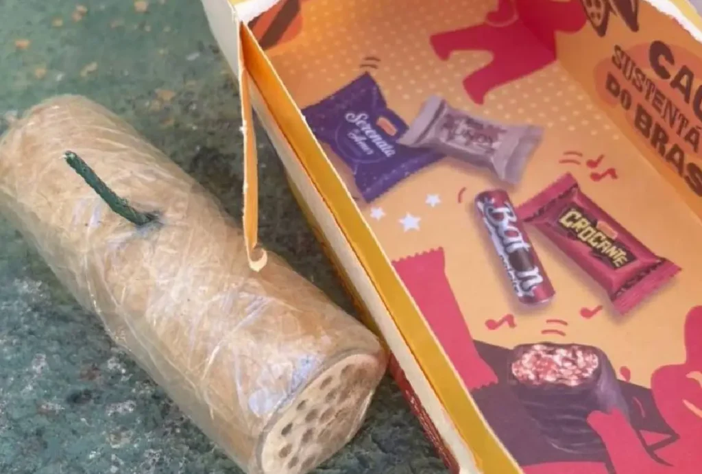 Explosivo encontrado pela filha do Ceará