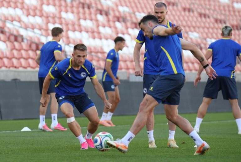 Bósnia se prepara para jogo diante da Suíça