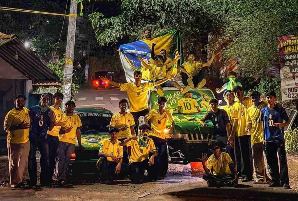 Bangladesh com torcedores do Brasil