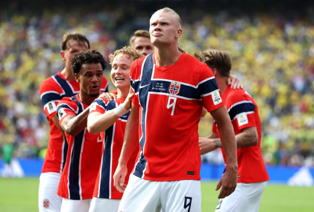 Com dois gols de Halaand, Noruega elimina o Brasil e avança às oitavas de final