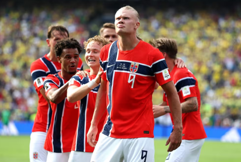 Com dois gols de Halaand, Noruega elimina o Brasil e avança às oitavas de final
