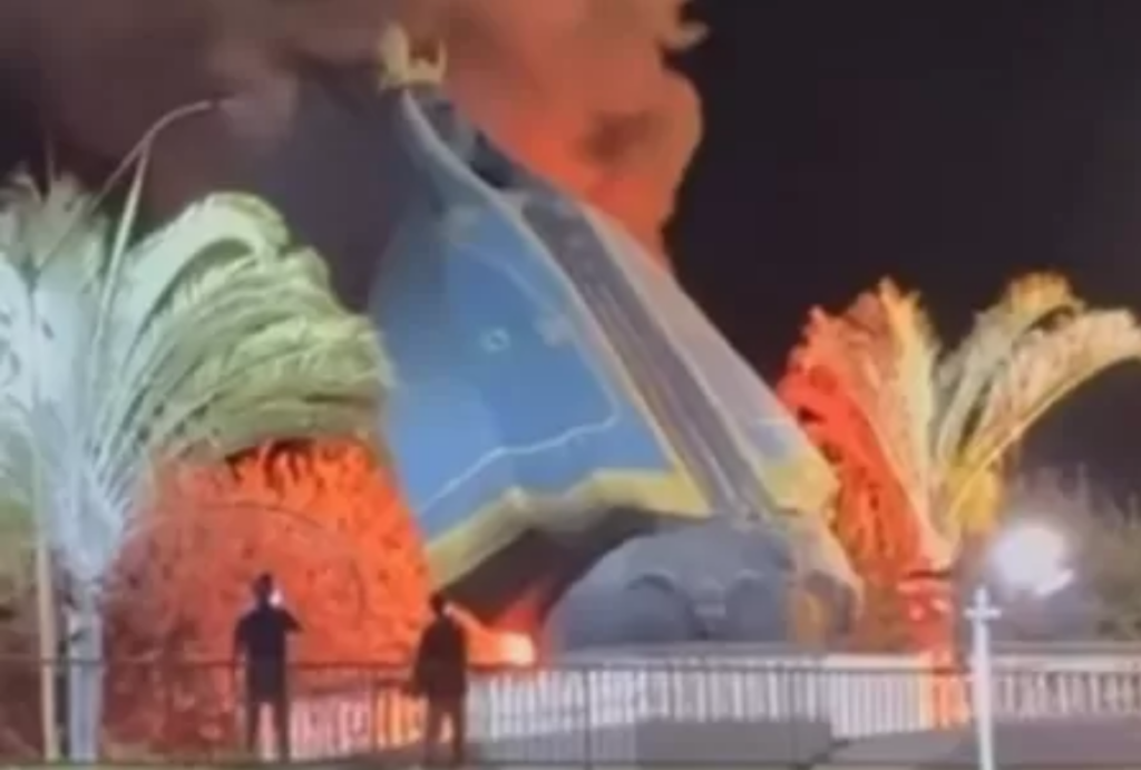 nossa senhora incêndio