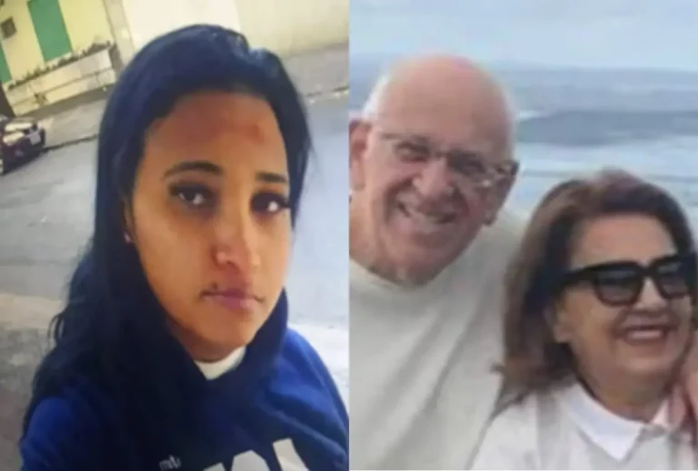 A diarista Paola Stefany Neto Cirino foi presa nesta segunda-feira (2) suspeita de matar o empresário Cláudio Atala Inácio, de 75 anos, e a empresária Maria Clotilde Moreira Maciel Atala Inácio, de 76 anos.