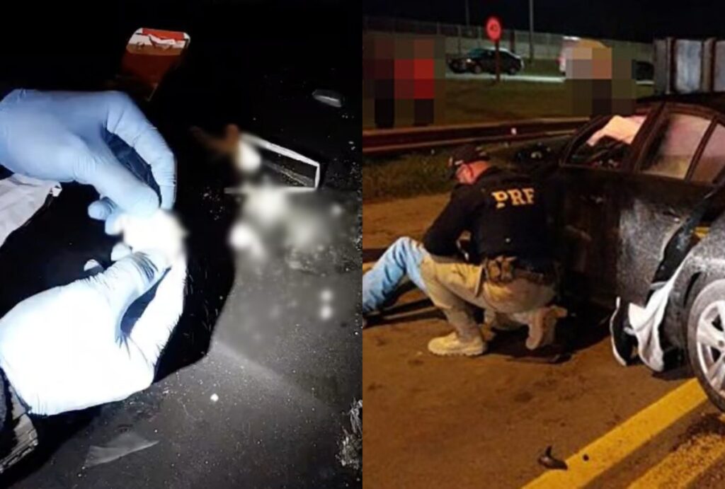 Motorista de BMW causa acidente na BR-116