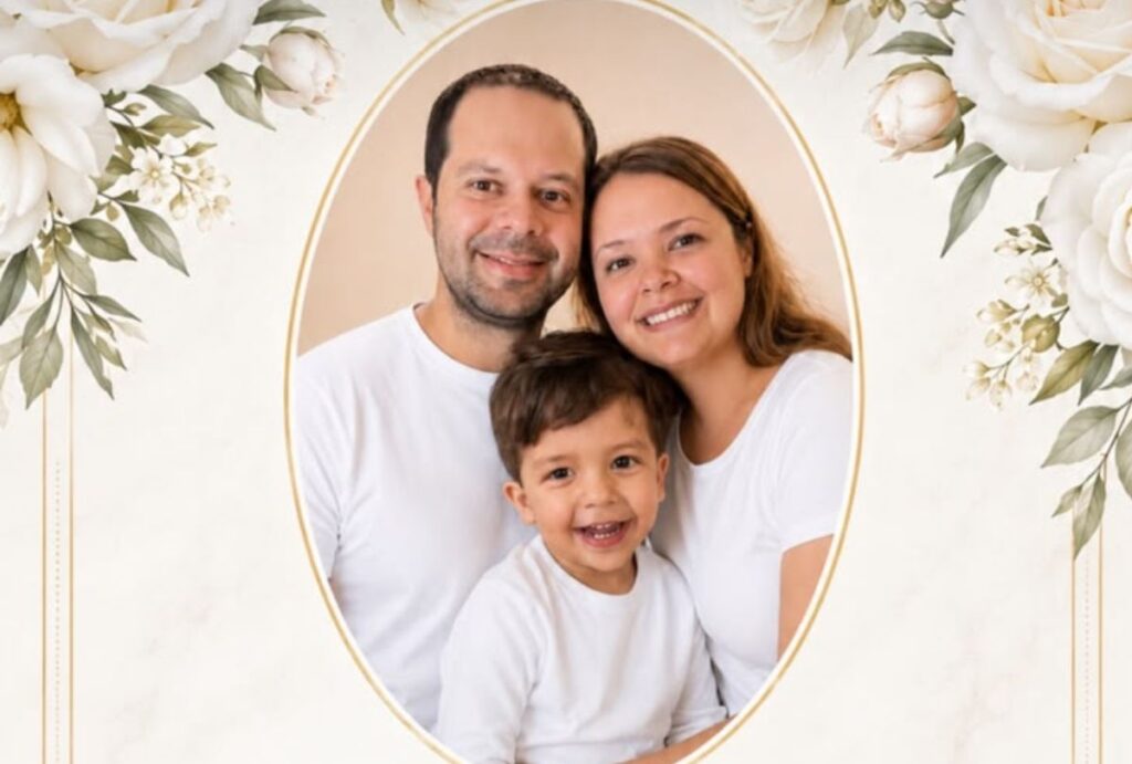 Jorge Loss Chaves Junior, Francile Bagatoli Chaves e Isaac Bagatoli Chaves
