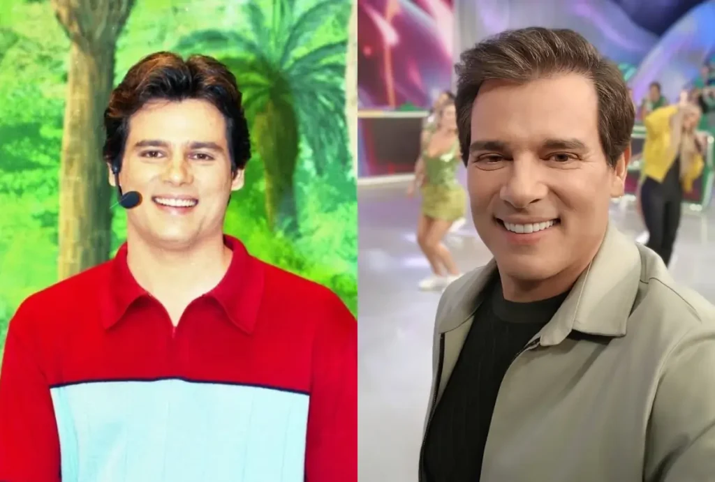 Celso Portiolli antes e depois