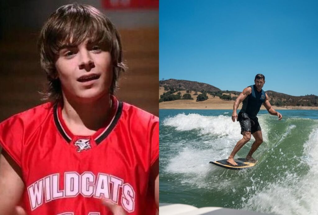 Antes e depois Zac Efron