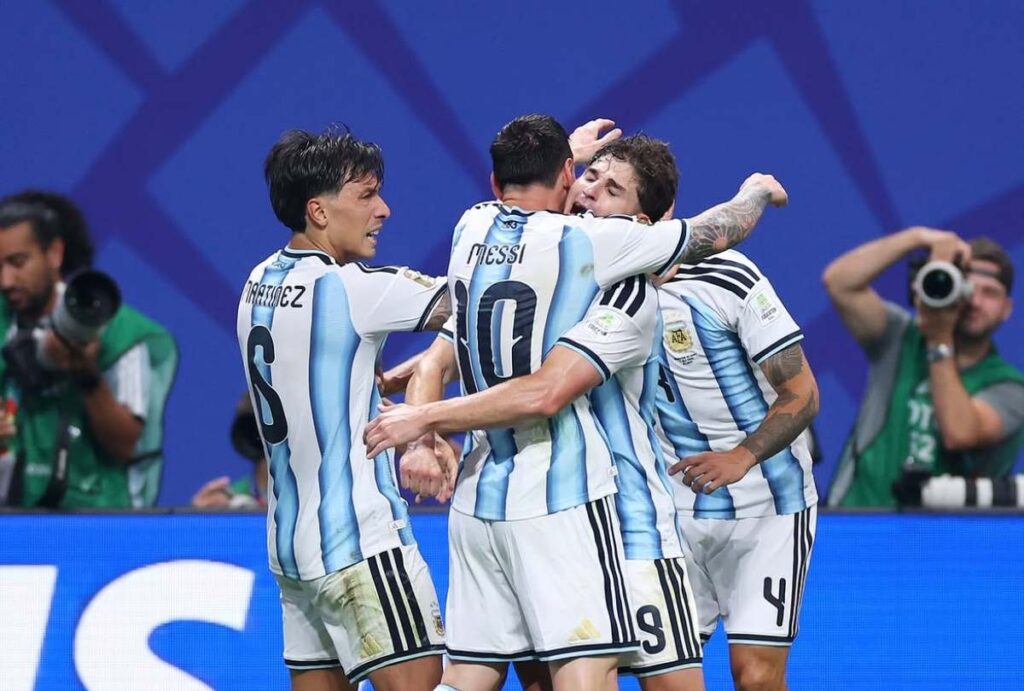 Argentina comemora classificação