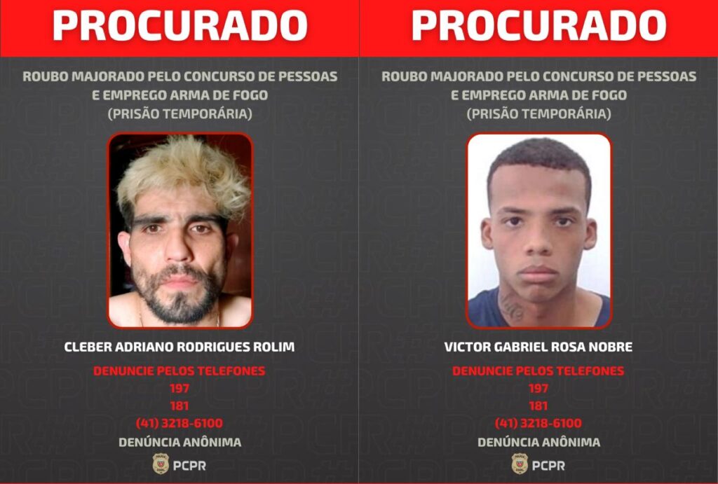 Suspeitos de assalto a joalheria no Shopping Crystal