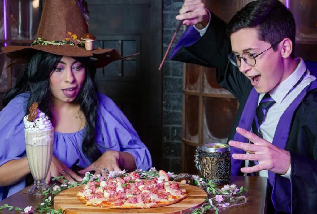 Foto da pizzaria temática de Harry Potter em Curitiba, umas das 5 temáticas