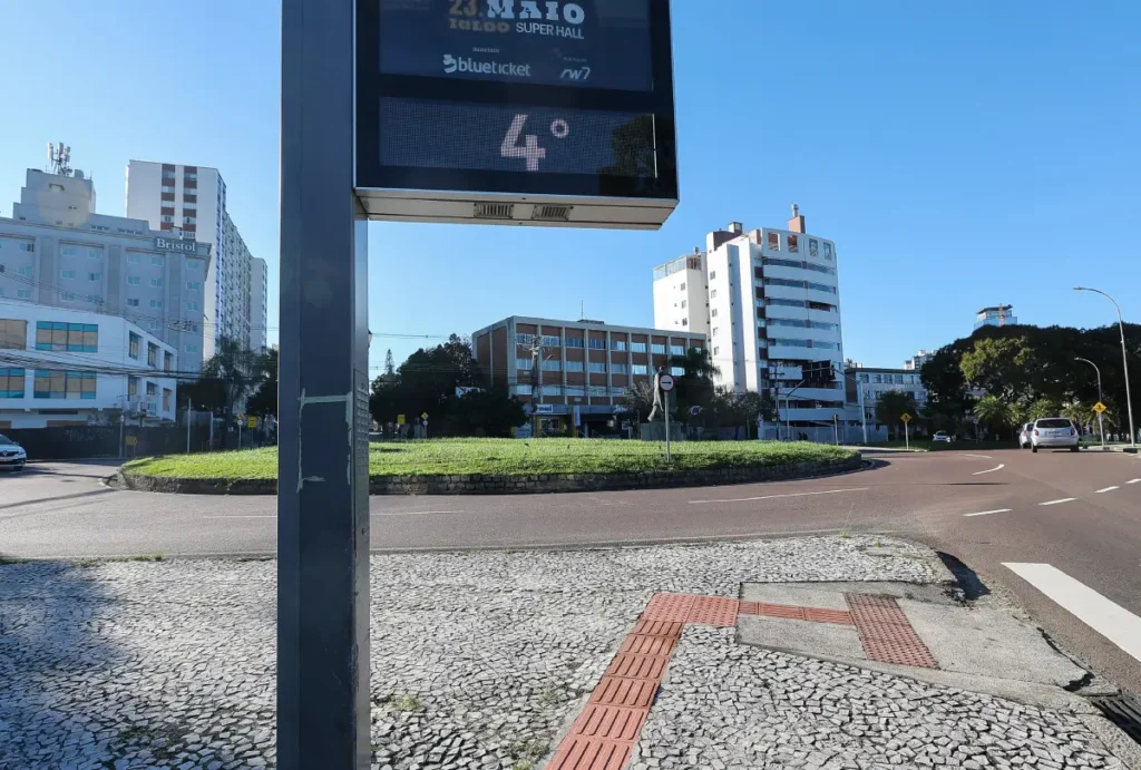 Massa de ar polar derruba temperaturas no Brasil
