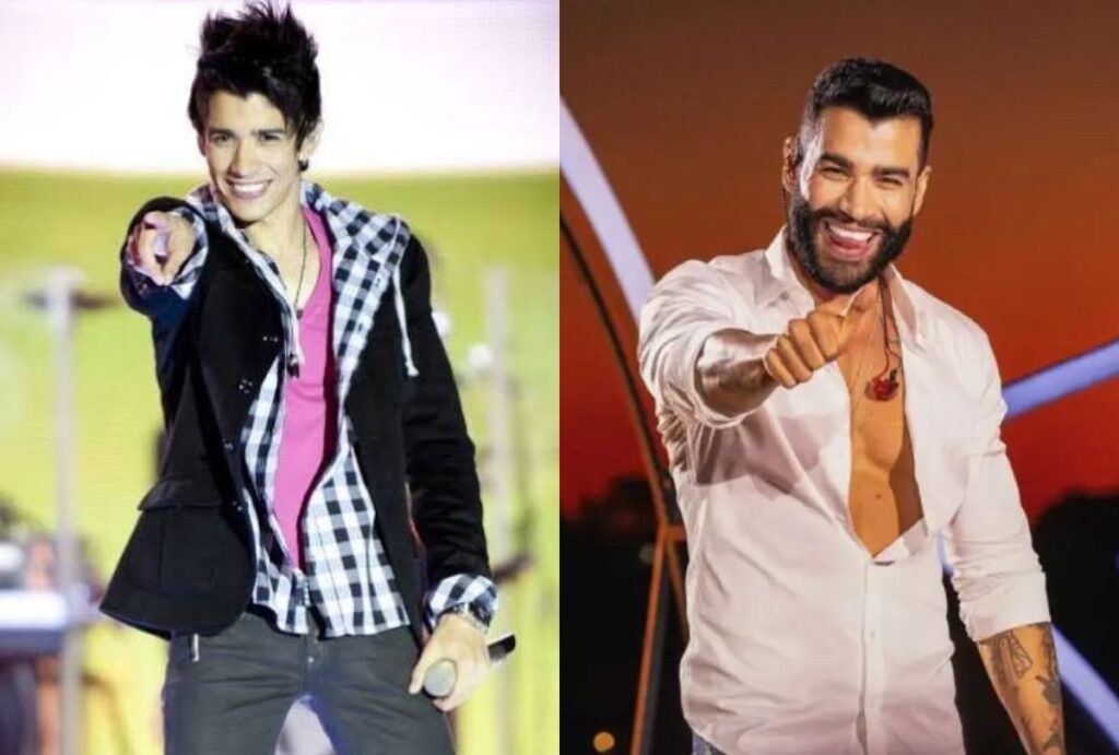 Gusttavo Lima antes e depois