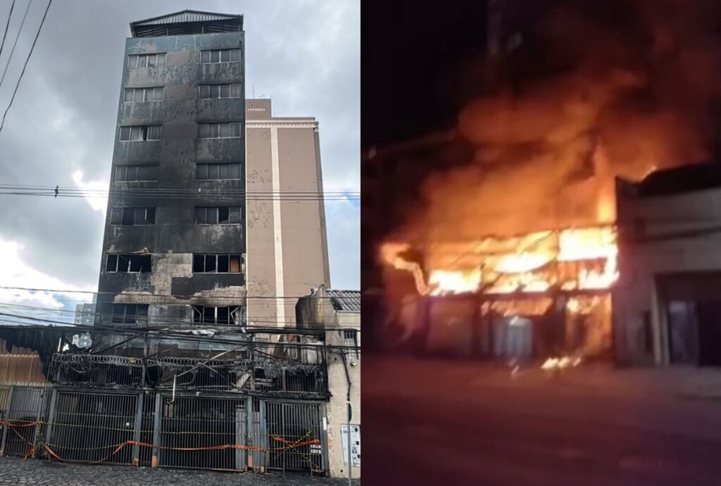 Incêndio em Curitiba