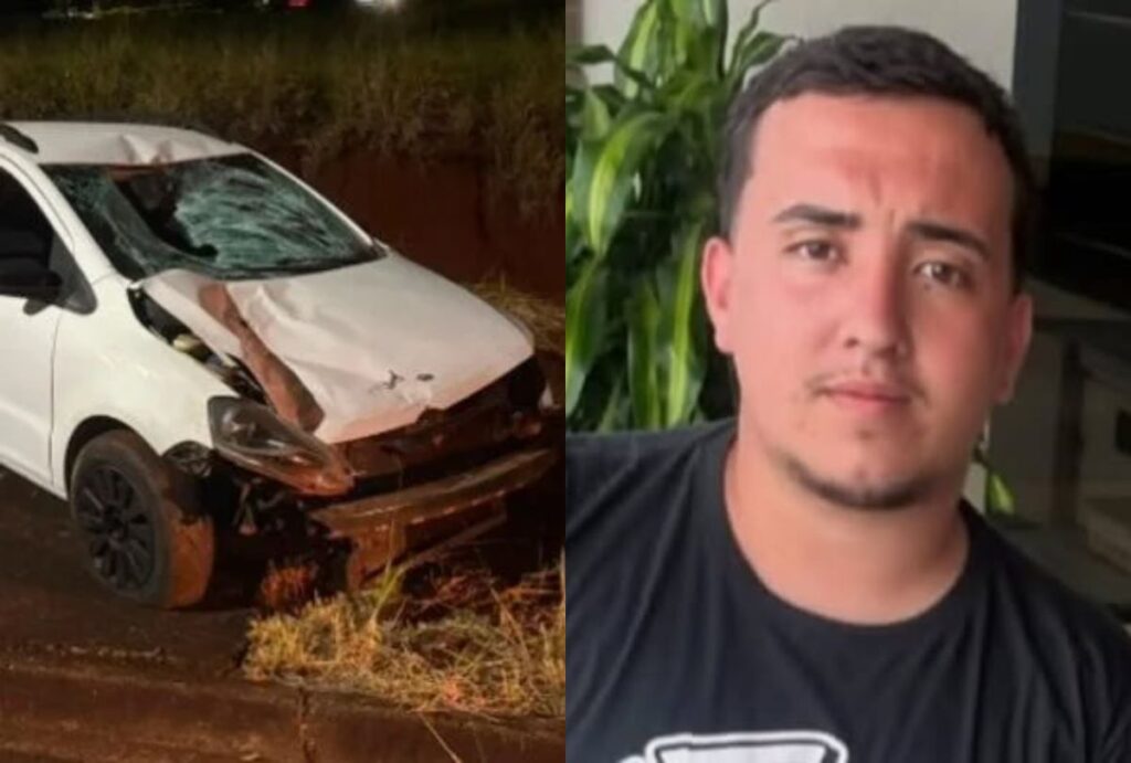 O jovem Danilo de Oliveira Alves, de 19 anos, morreu atropelado na BR-376 ao parar para ajudar um casal que caiu de moto em Jandaia do Sul.