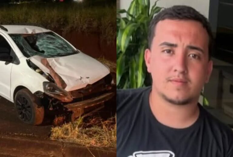 O jovem Danilo de Oliveira Alves, de 19 anos, morreu atropelado na BR-376 ao parar para ajudar um casal que caiu de moto em Jandaia do Sul.