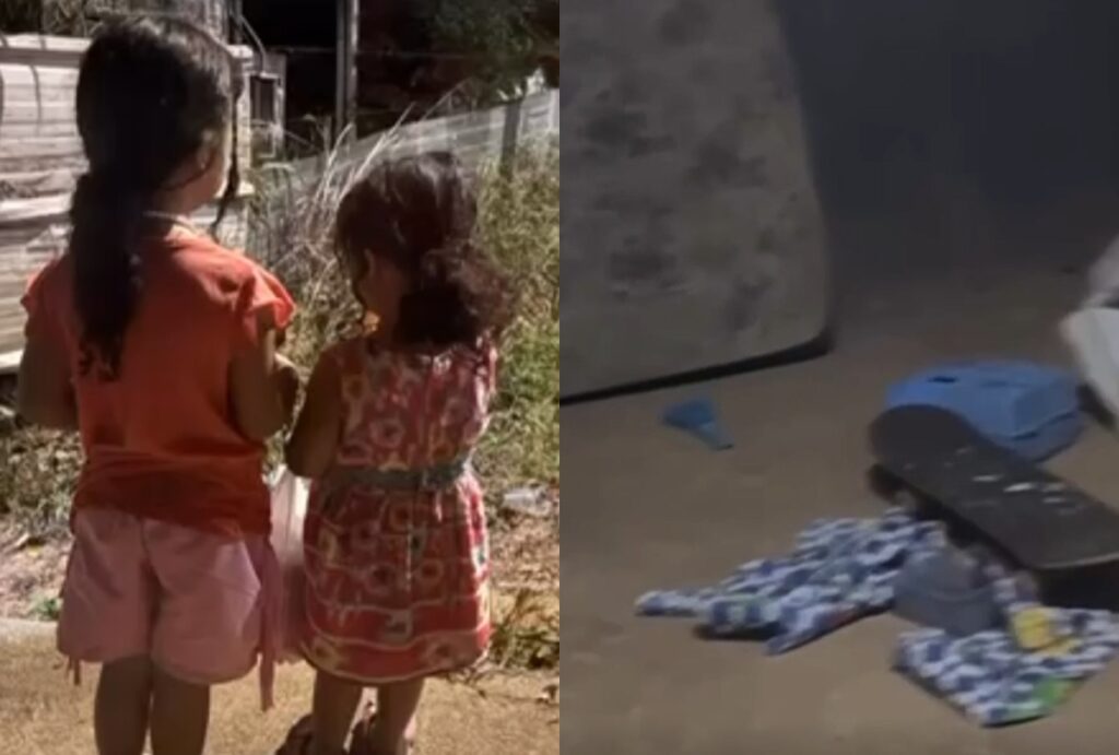 Duas crianças de 2 e 5 anos foram resgatadas pelo Conselho Tutelar em Goiânia após a mãe deixá-las sozinhas por 12 horas para ir a um churrasco