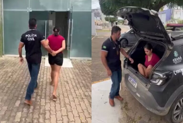 Mulher grava vídeo com adolescente