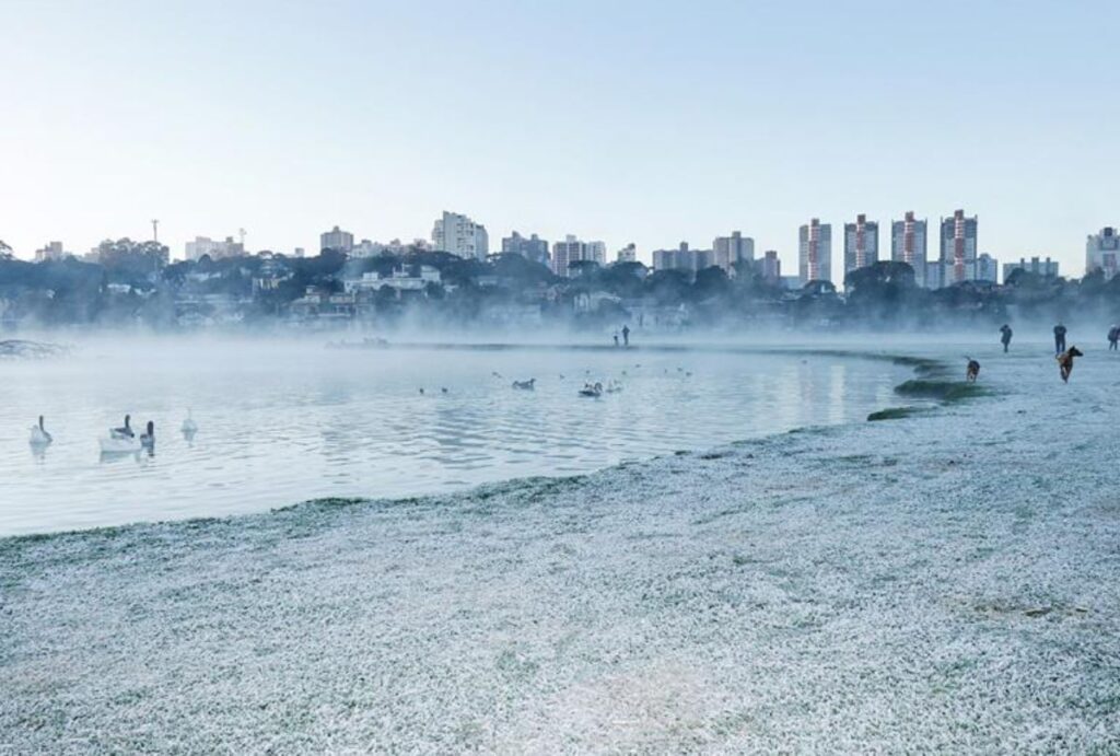 Onda de frio no Paraná