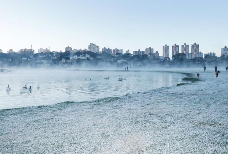 Onda de frio no Paraná