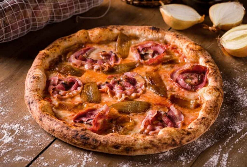 Pizza de Pancetta