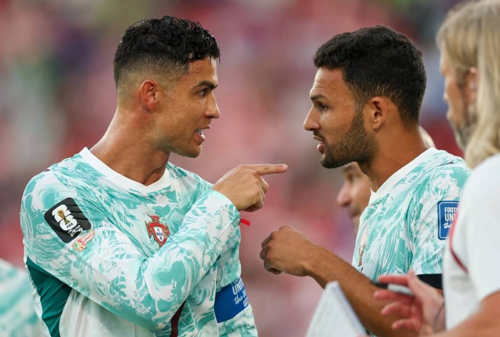 Cristiano Ronaldo comemora gol de Portugal