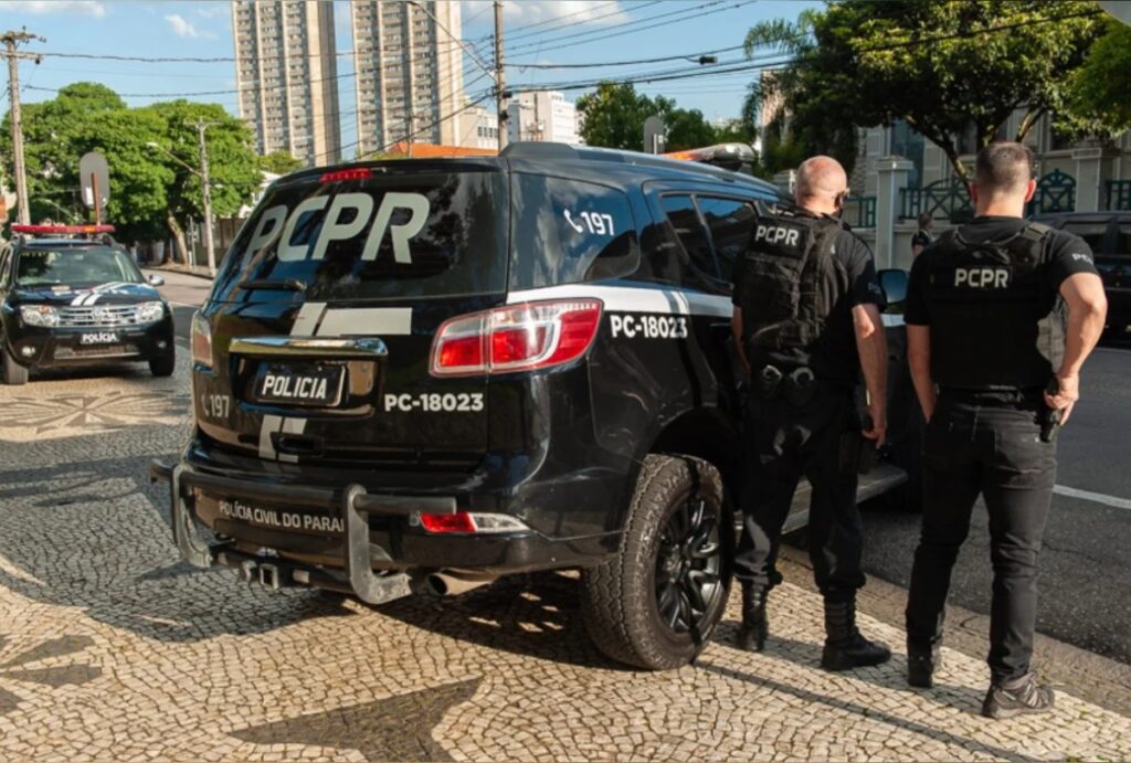 Agentes da PCPR em operação de prisão de criminosos por exploração sexual