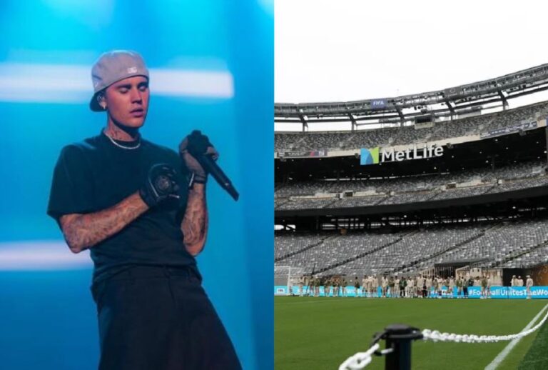 Justin Bieber e MetFife Stadium