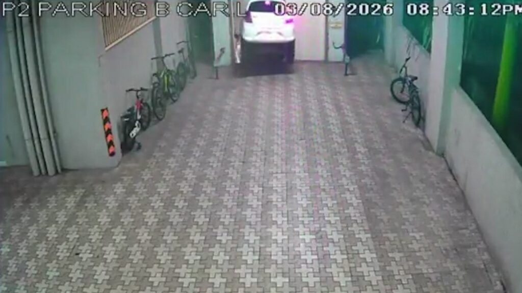 carro cai em elevador