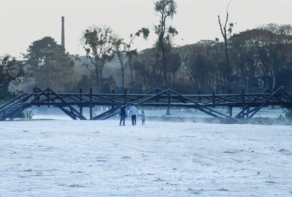 Onda de frio no Paraná
