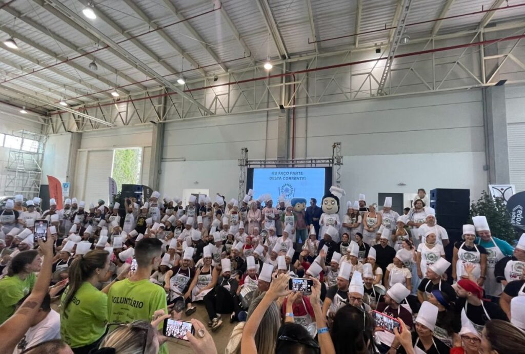 Risoto solidário em Curitiba