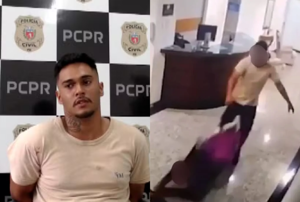 Homem que agrediu recepcionista