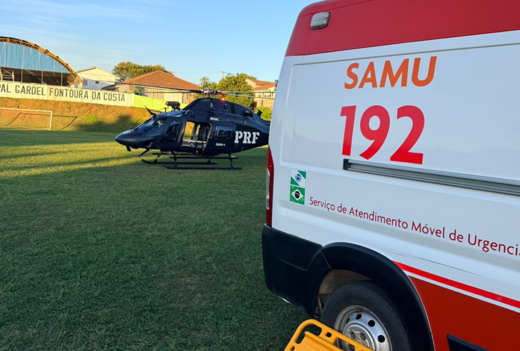 vítima feminicídio helicóptero