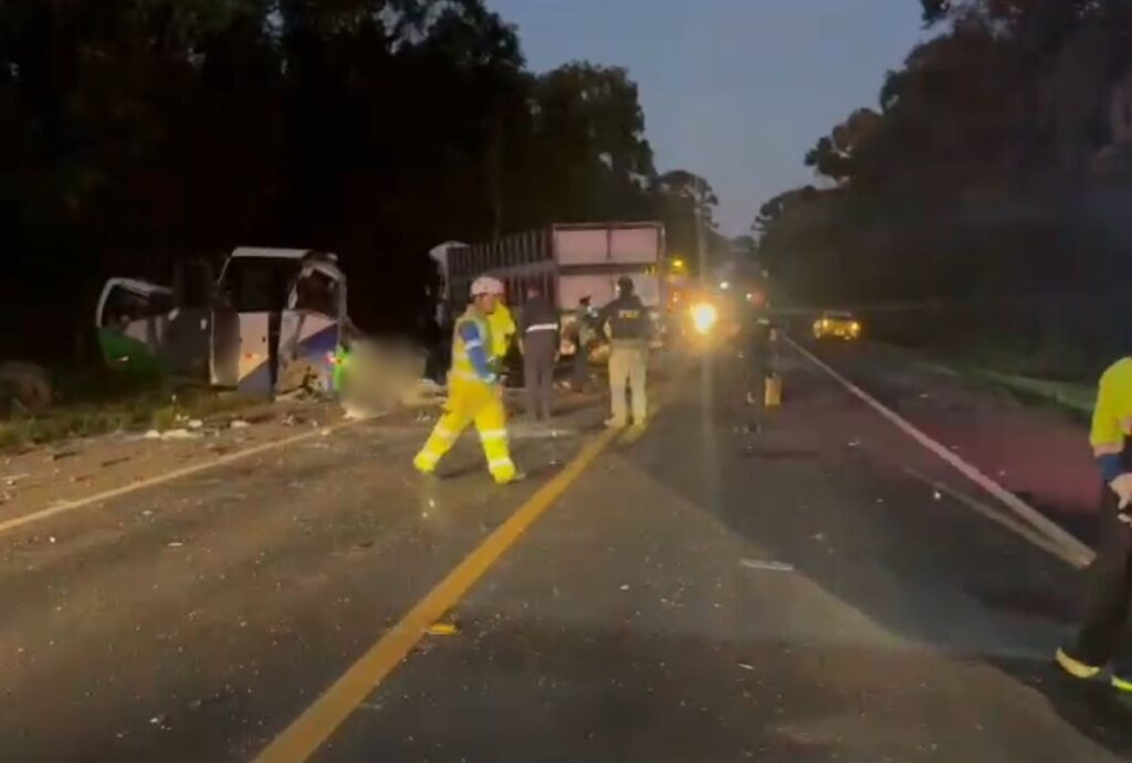 Acidente na BR-373 em Ipiranga
