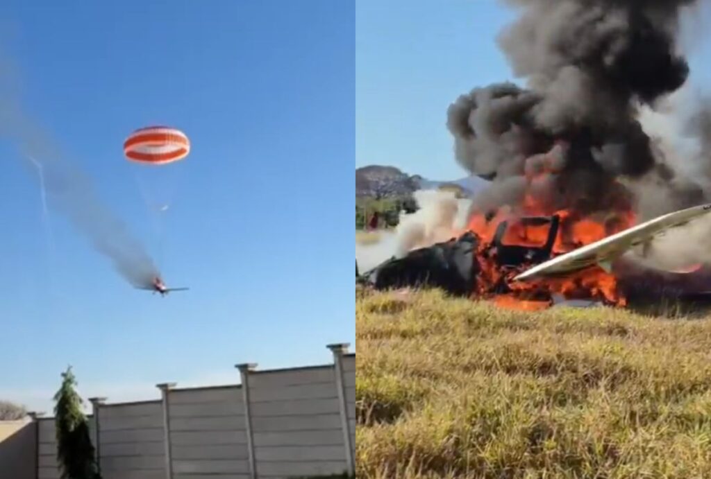 Avião cai em Mateus Leme