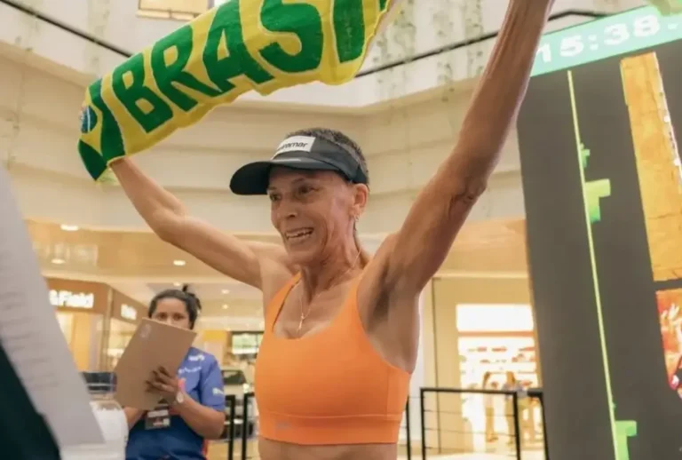 Brasileira bate recorde