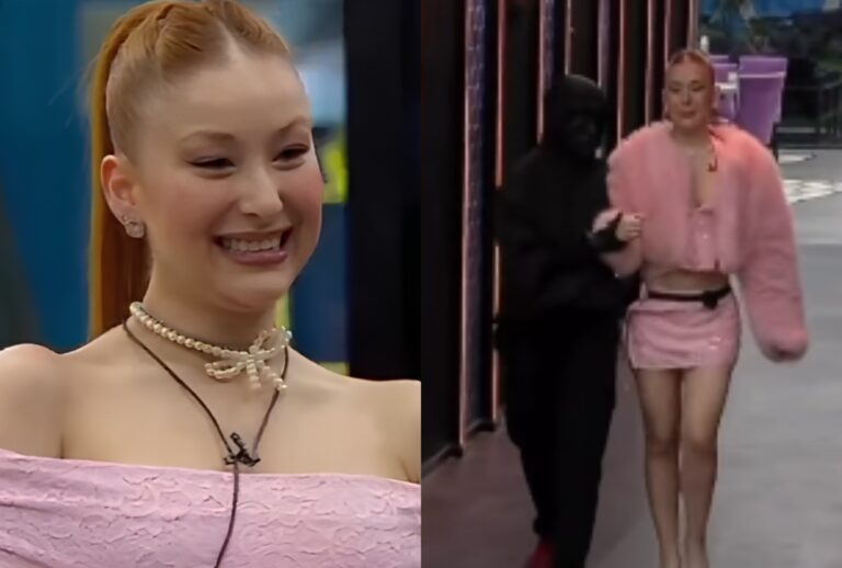 De Foz do Iguaçu, Steffany Pereira foi expulsa do Gran Hermano após briga e precisou ser retirada por seguranças. Veja o vídeo.