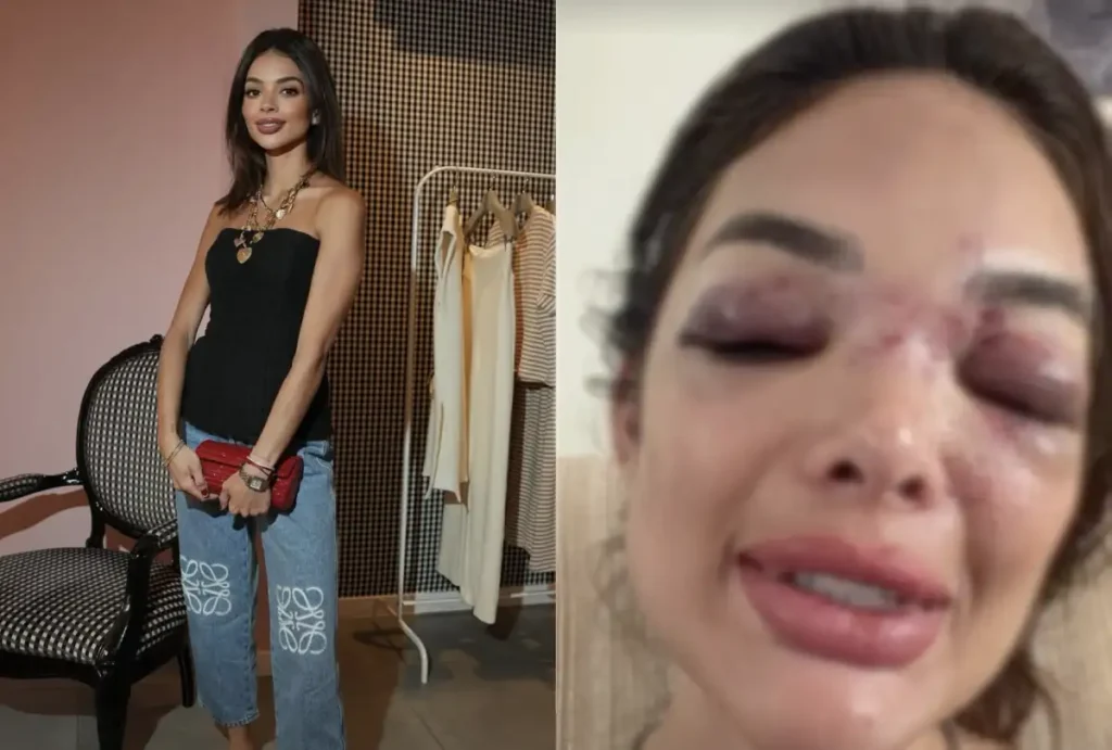 Giullia apareceu nas redes sociais
