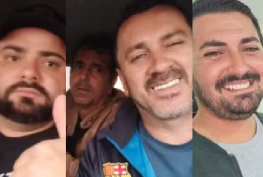 Robishley Hirnani de Oliveira, Rafael Juliano Marascalchi e Diego Henrique Afonso foram mortos.