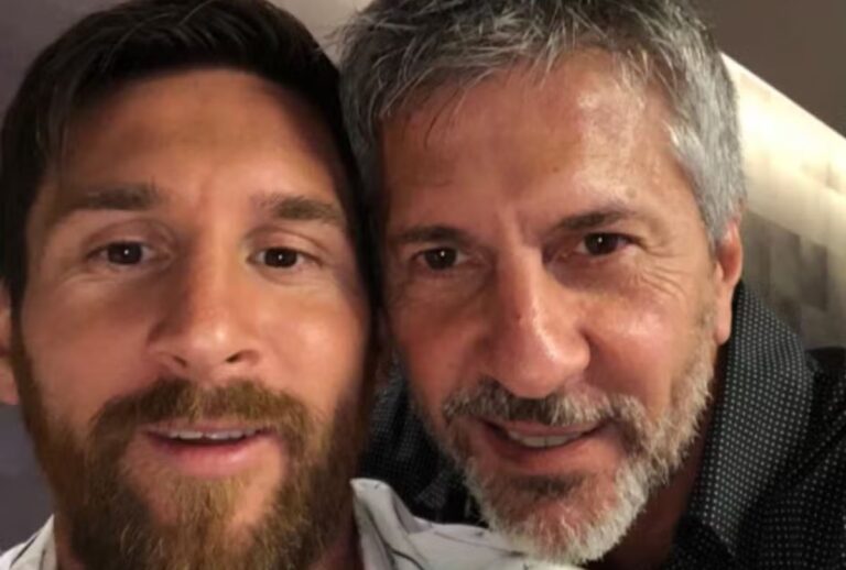 Jorge e Lionel Messi